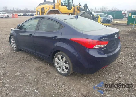 2011 Hyundai Elantra Limited z USA, uszkodzony, nr VIN 5NPDH4AEXBH050955